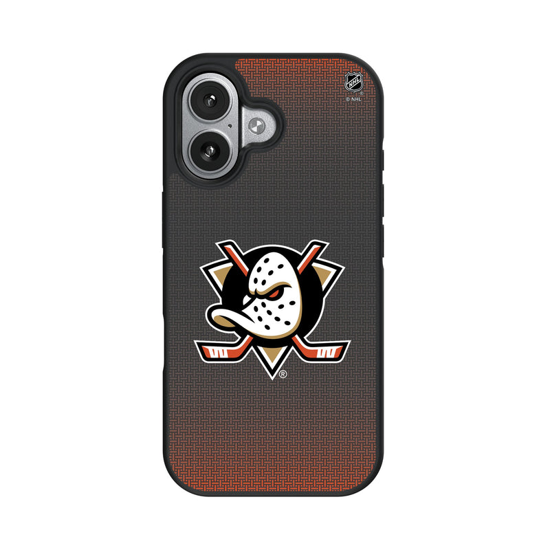 Anaheim Ducks Linen iPhone Bump Phone Case for Apple iPhone