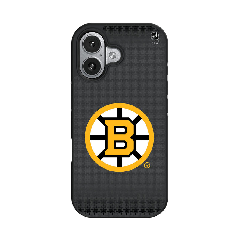 Boston Bruins Linen iPhone Bump Phone Case for Apple iPhone