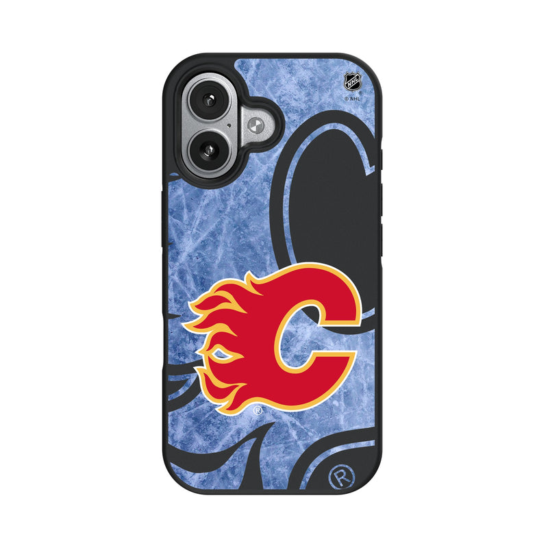Calgary Flames Ice Tilt iPhone Bump Phone Case for Apple iPhone