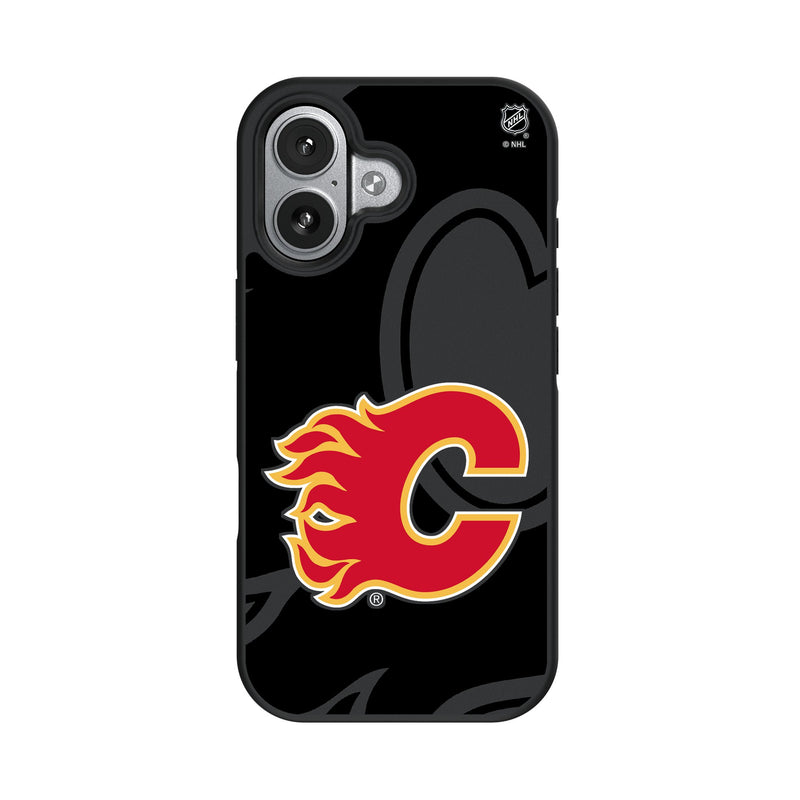 Calgary Flames Monocolor Tilt iPhone Bump Phone Case for Apple iPhone