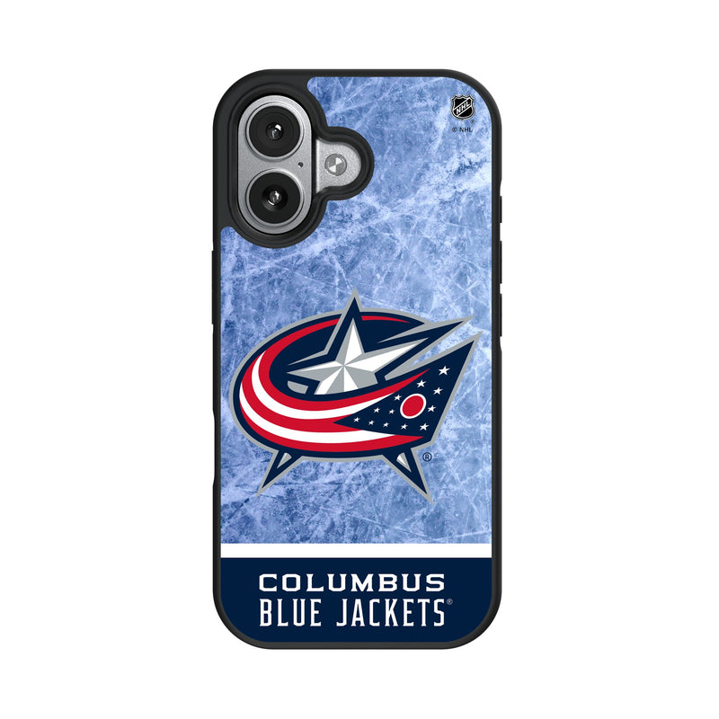 Columbus Blue Jackets Ice Wordmark iPhone Bump Phone Case for Apple iPhone