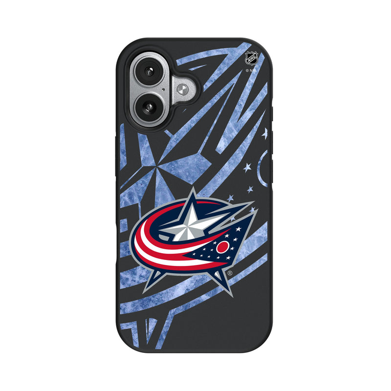 Columbus Blue Jackets Ice Tilt iPhone Bump Phone Case for Apple iPhone