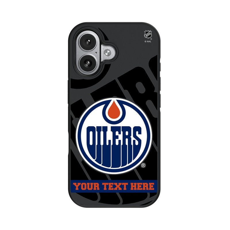 Edmonton Oilers Personalized Tilt iPhone Bump Phone Case for Apple iPhone