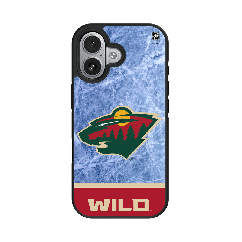 Minnesota Wild Ice Wordmark iPhone Bump Phone Case for Apple iPhone