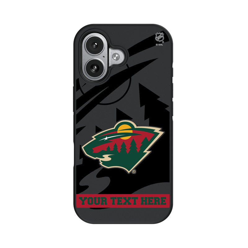 Minnesota Wild Personalized Tilt iPhone Bump Phone Case for Apple iPhone