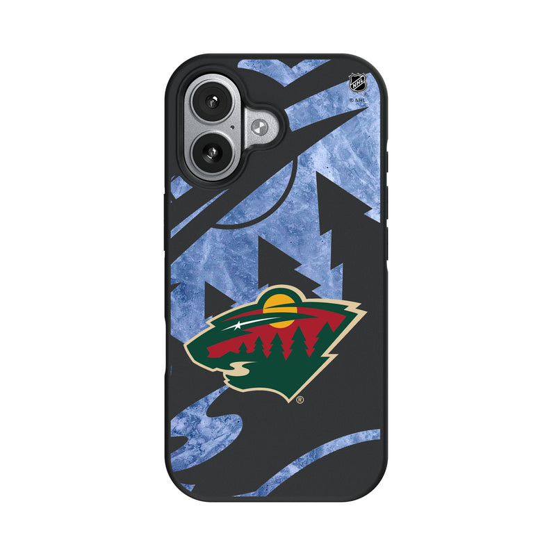 Minnesota Wild Ice Tilt iPhone Bump Phone Case for Apple iPhone