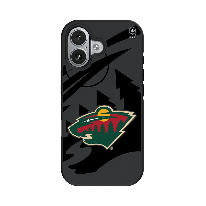 Minnesota Wild Monocolor Tilt iPhone Bump Phone Case for Apple iPhone