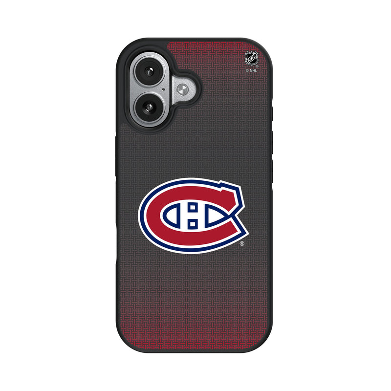 Montreal Canadiens Linen iPhone Bump Phone Case for Apple iPhone