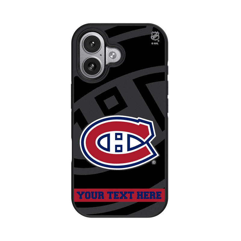 Montreal Canadiens Personalized Tilt iPhone Bump Phone Case for Apple iPhone