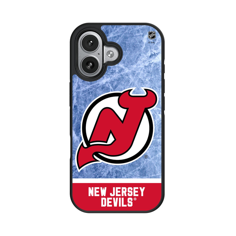 New Jersey Devils Ice Wordmark iPhone Bump Phone Case for Apple iPhone