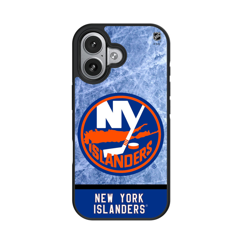New York Islanders Ice Wordmark iPhone Bump Phone Case for Apple iPhone
