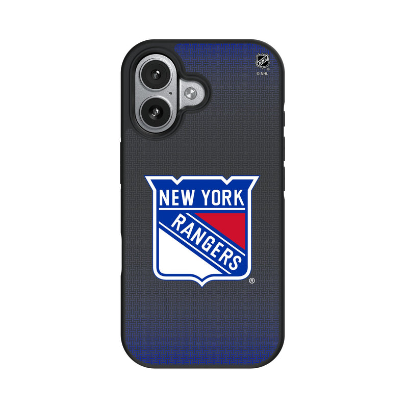 New York Rangers Linen iPhone Bump Phone Case for Apple iPhone