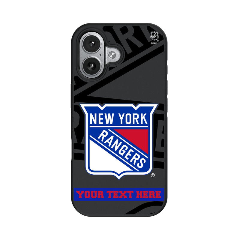 New York Rangers Personalized Tilt iPhone Bump Phone Case for Apple iPhone