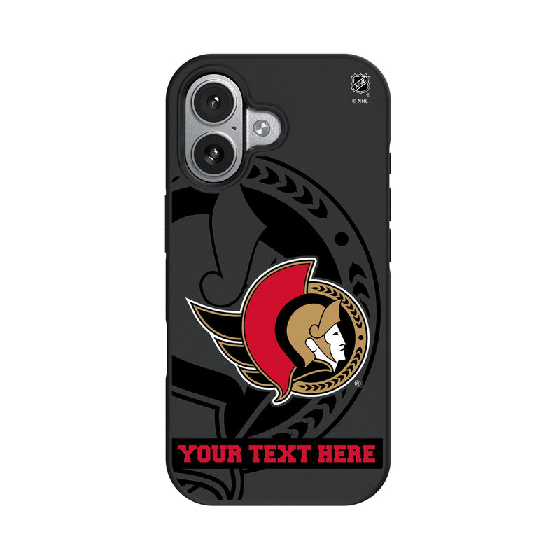Ottawa Senators Personalized Tilt iPhone Bump Phone Case for Apple iPhone