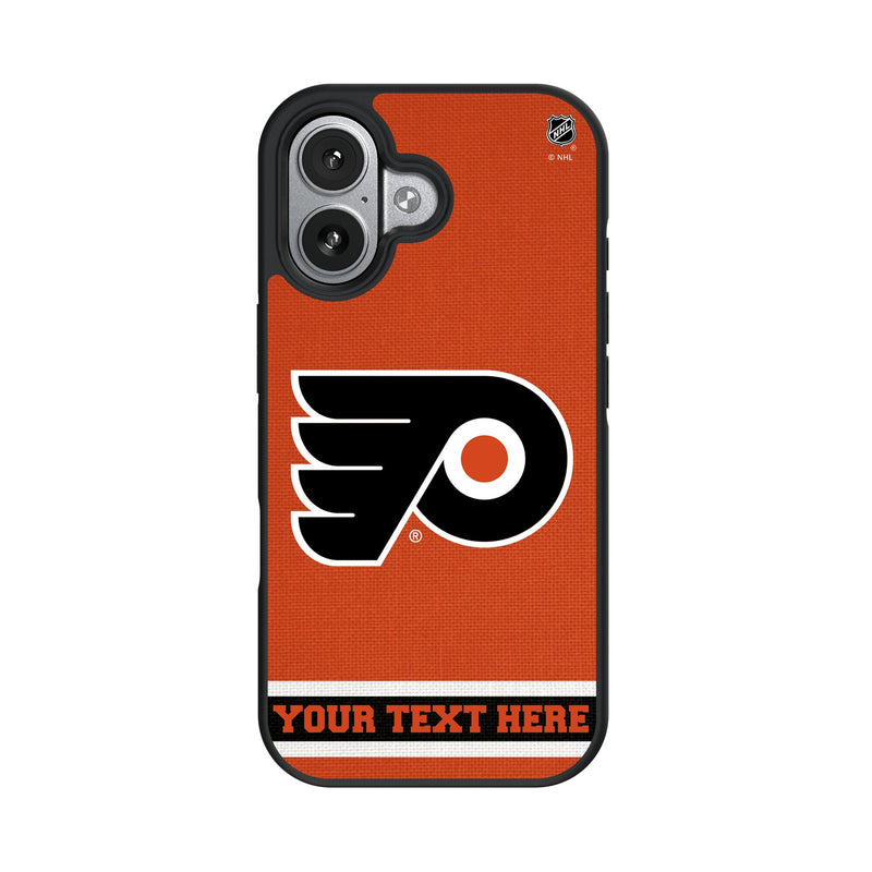 Philadelphia Flyers Personalized Stripe iPhone Bump Phone Case for Apple iPhone