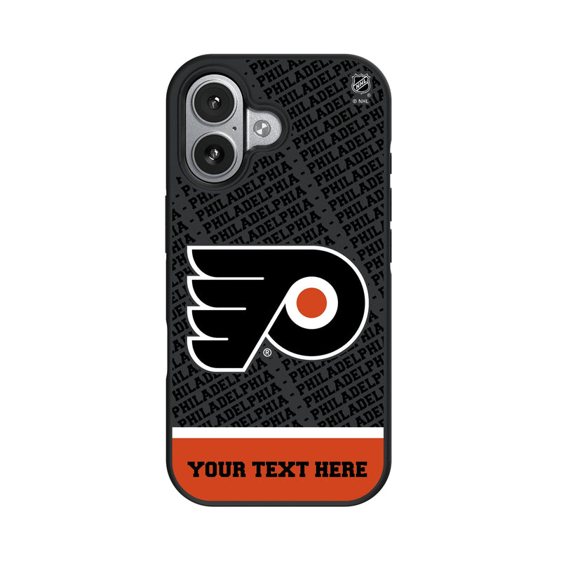 Philadelphia Flyers Personalized EndZone Plus iPhone Bump Phone Case for Apple iPhone