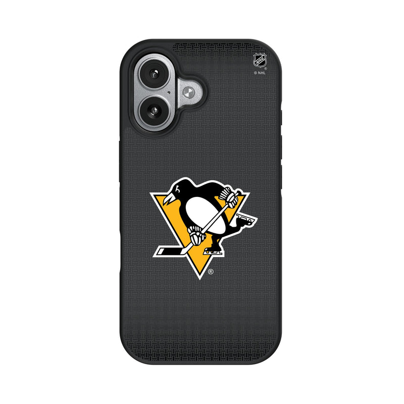 Pittsburgh Penguins Linen iPhone Bump Phone Case for Apple iPhone