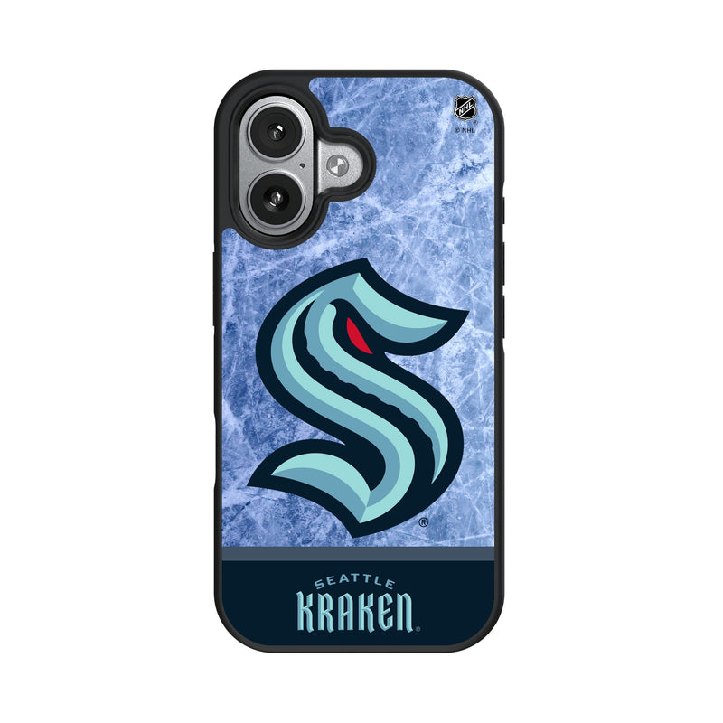Seattle Kraken Ice Wordmark iPhone Bump Phone Case for Apple iPhone