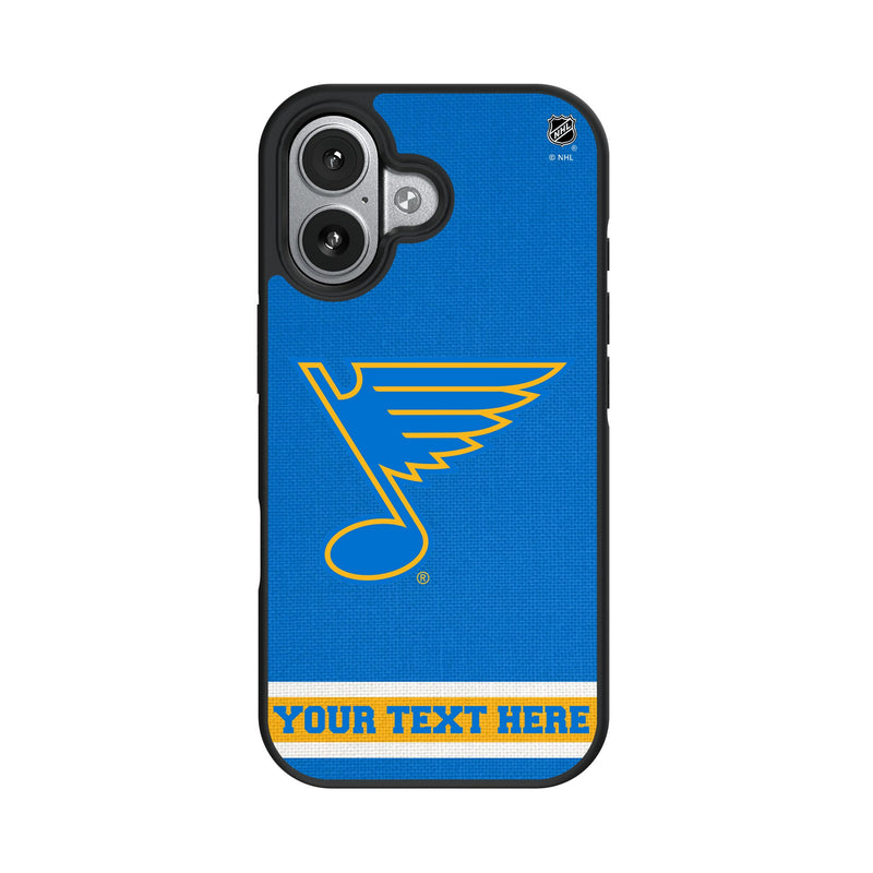 St. Louis Blues Personalized Stripe iPhone Bump Phone Case for Apple iPhone