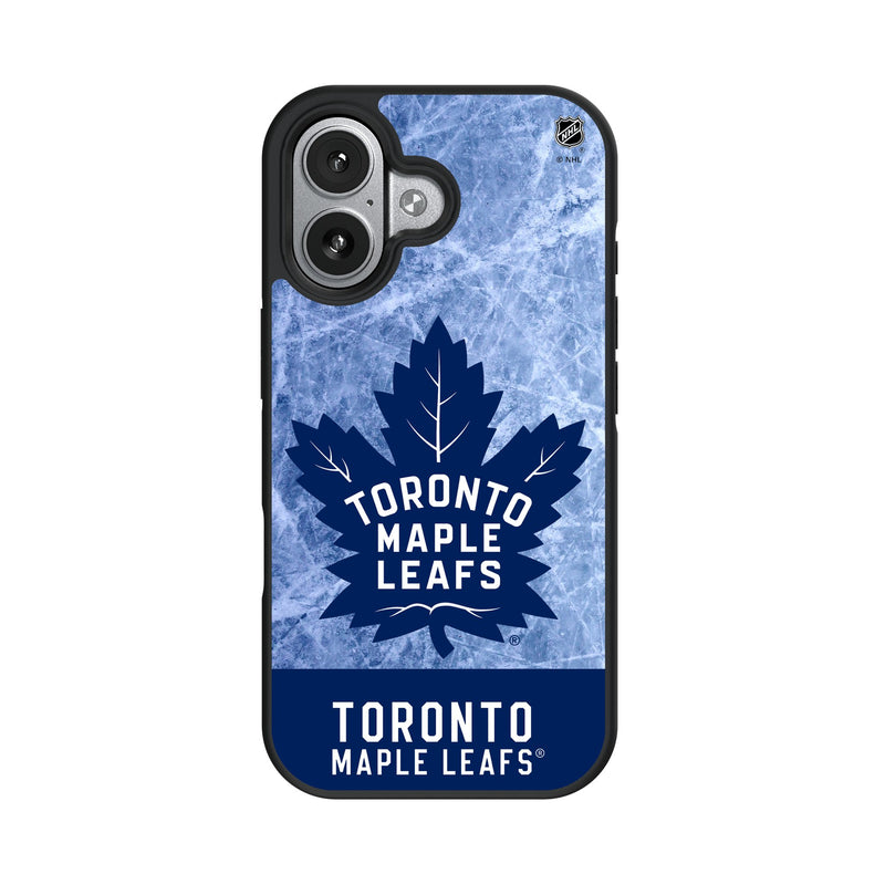 Toronto Maple Leafs Ice Wordmark iPhone Bump Phone Case for Apple iPhone