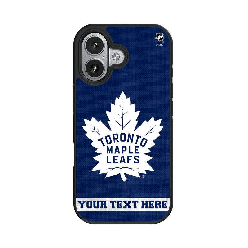 Toronto Maple Leafs Personalized Stripe iPhone Bump Phone Case for Apple iPhone