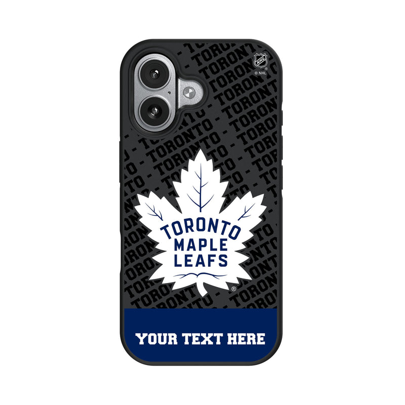 Toronto Maple Leafs Personalized EndZone Plus iPhone Bump Phone Case for Apple iPhone