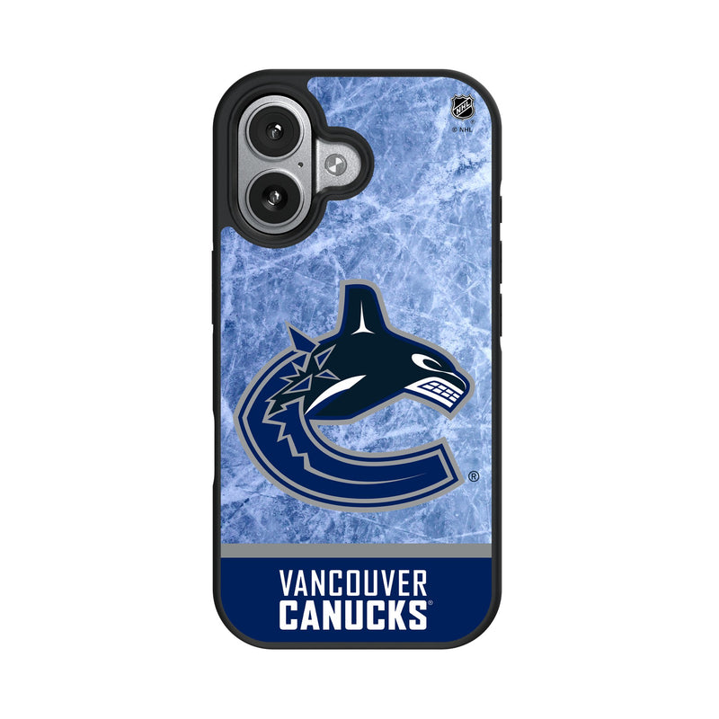 Vancouver Canucks Ice Wordmark iPhone Bump Phone Case for Apple iPhone