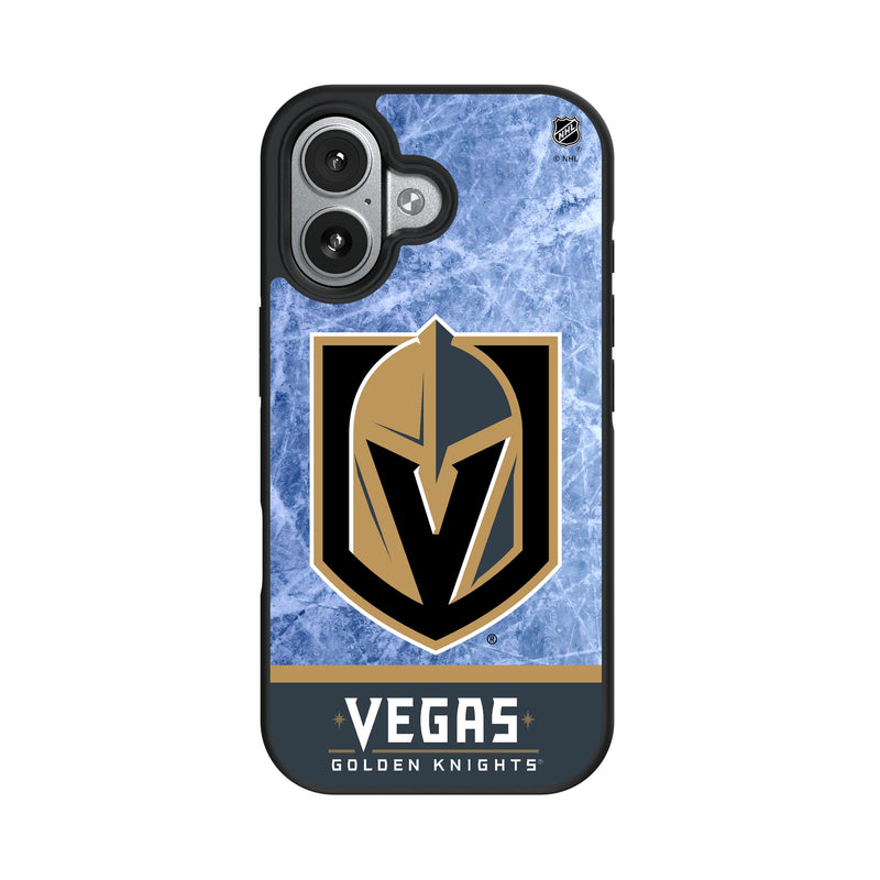 Vegas Golden Knights Ice Wordmark iPhone Bump Phone Case for Apple iPhone