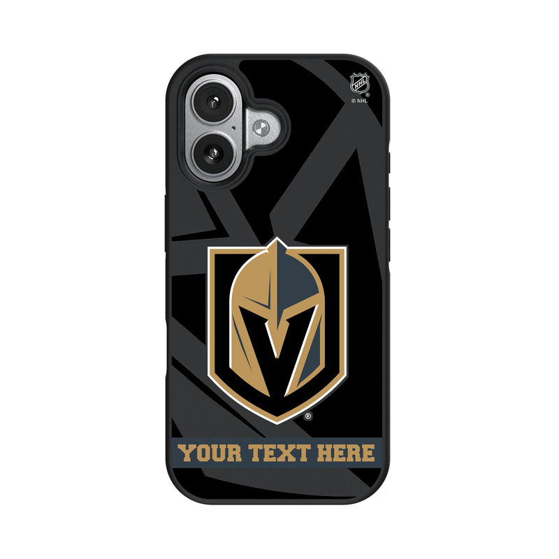 Vegas Golden Knights Personalized Tilt iPhone Bump Phone Case for Apple iPhone