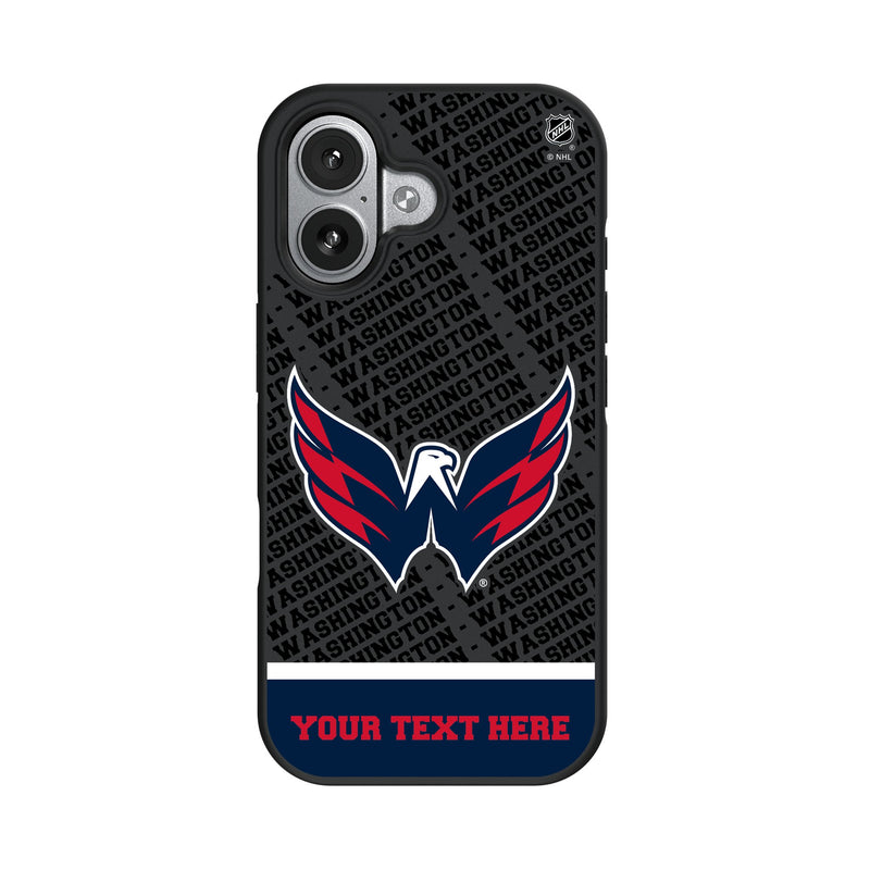Washington Capitals Personalized EndZone Plus iPhone Bump Phone Case for Apple iPhone