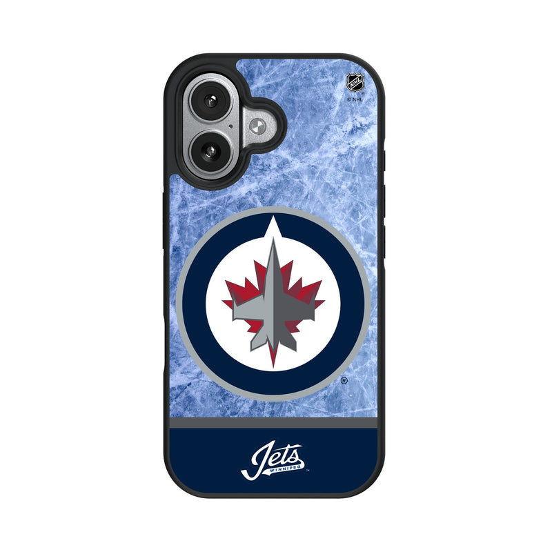 Winnipeg Jets Ice Wordmark iPhone Bump Phone Case for Apple iPhone