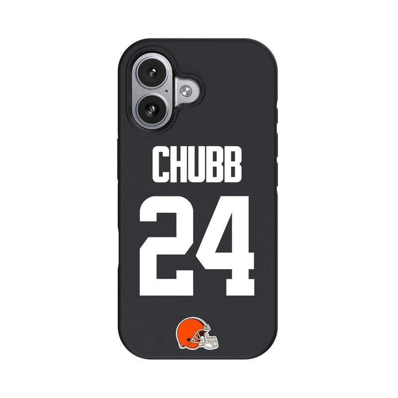 Nick Chubb Cleveland Browns 24 Game Tactic iPhone Bump Phone Case for Apple iPhone