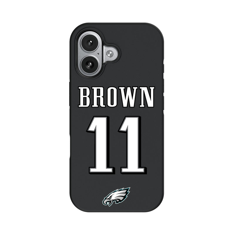 A.J. Brown Philadelphia Eagles 11 Game Tactic iPhone Bump Phone Case for Apple iPhone