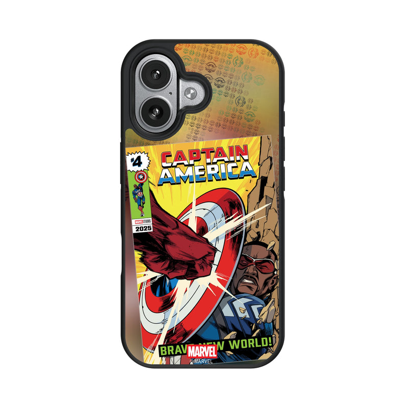 Marvel Avengers Sam Wilson Captain America Classic Cover iPhone Bump Phone Case for Apple iPhone