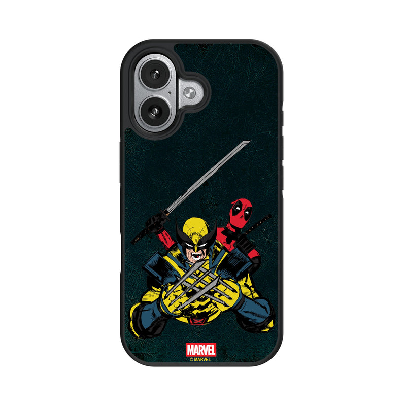 Marvel Deadpool Wolverine Badge iPhone Bump Phone Case for Apple iPhone