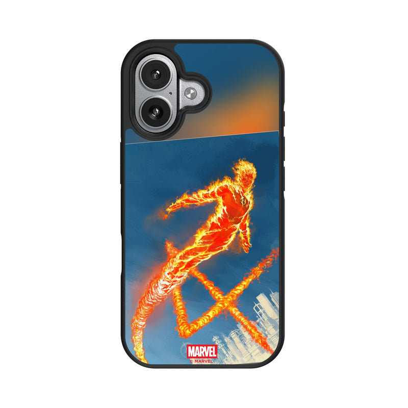 Marvel Human Torch Cover Art iPhone Bump Phone Case for Apple iPhone