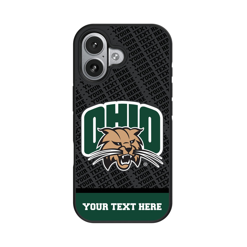 Ohio University Bobcats Personalized EndZone Plus iPhone Bump Phone Case for Apple iPhone