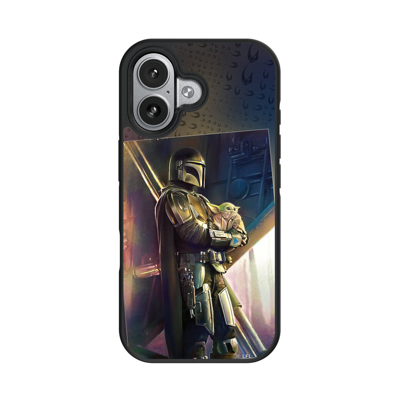 Star Wars: The Mandalorian Din Djarin Portrait iPhone Bump Phone Case for Apple iPhone