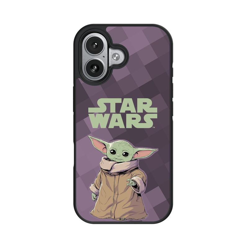 Star Wars: The Mandalorian Grogu Color Block iPhone Bump Phone Case for Apple iPhone