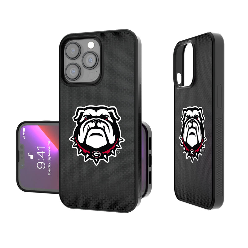 University of Georgia Bulldogs Uga Linen iPhone Bump Phone Case