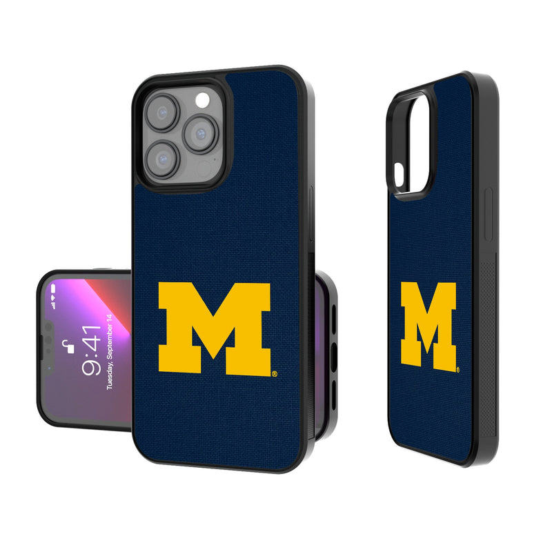 University of Michigan Wolverines Solid iPhone Bump Phone Case