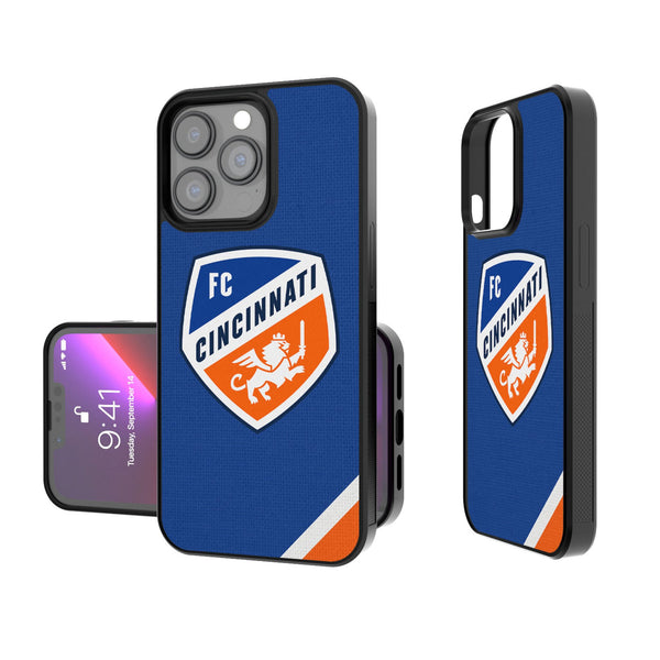 FC Cincinnati  Diagonal Stripe iPhone Bump Phone Case