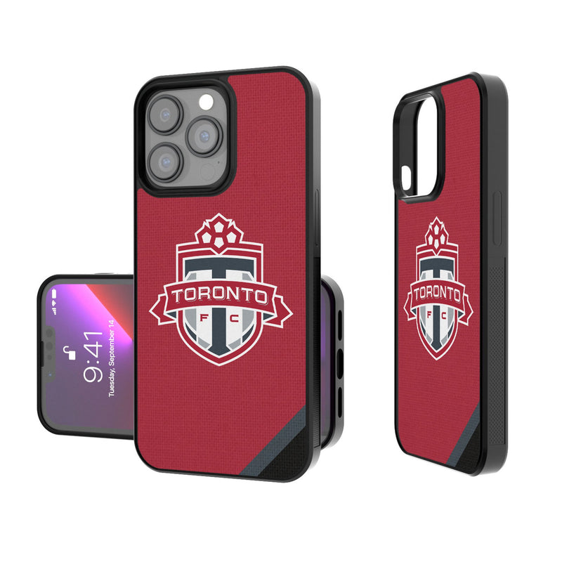 Toronto FC   Diagonal Stripe iPhone Bump Phone Case