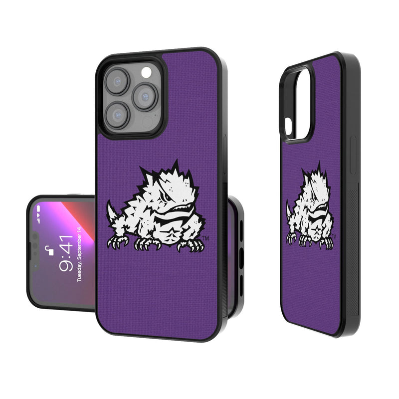 Texas Christian University Horned Frogs Athletic Frog Solid iPhone Bump Phone Case