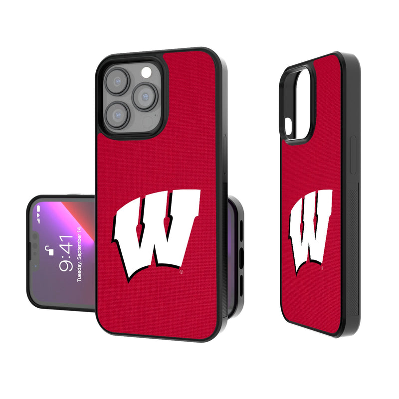 University of Wisconsin Badgers Solid iPhone Bump Phone Case