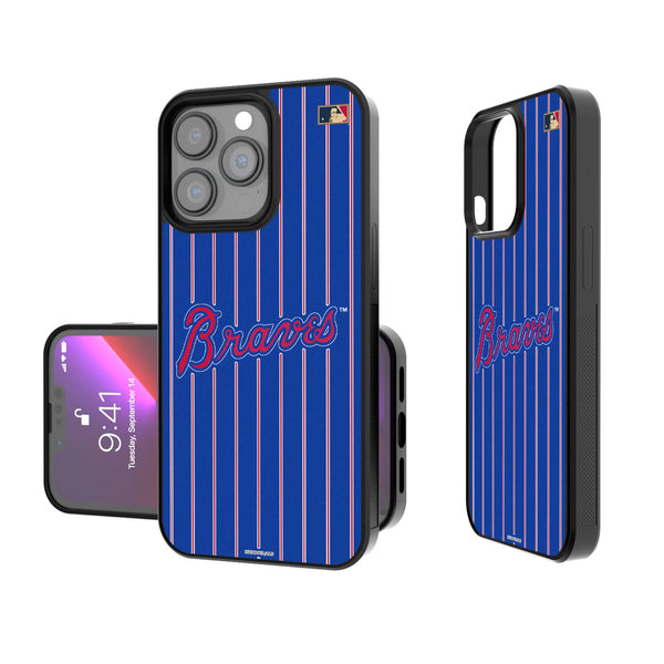 Atlanta Braves Home 2012 - Cooperstown Collection Pinstripe iPhone Bump Phone Case