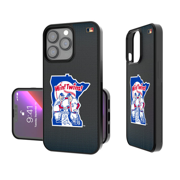 Minnesota Twins 1976-1986 - Cooperstown Collection Linen iPhone Bump Phone Case