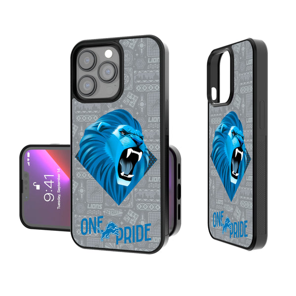Detroit Lions 2024 Illustrated Limited Edition iPhone Bump Phone Case