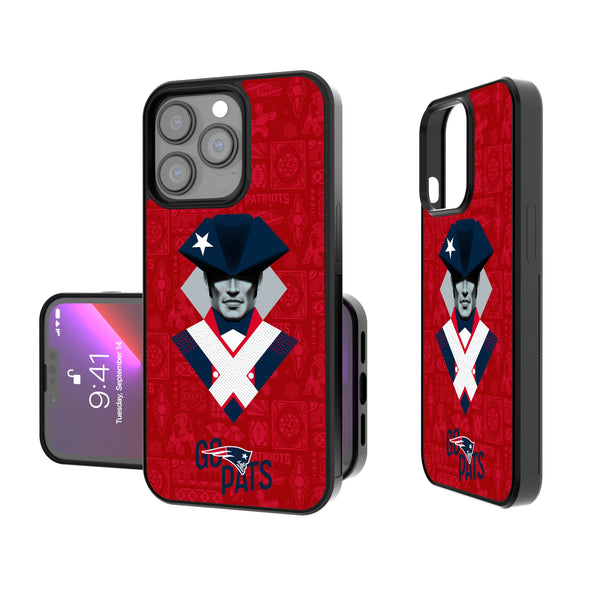 New England Patriots 2024 Illustrated Limited Edition iPhone Bump Phone Case