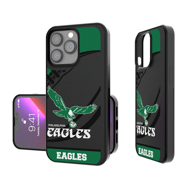 Philadelphia Eagles 1973-1995 Historic Collection Passtime iPhone Bump Phone Case